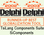 Runner-Up Delphi Best Globalization Tool 2002-2003