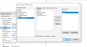 Language Fallback Chains Editor