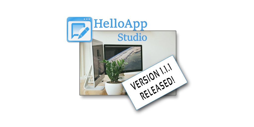 HelloApp Studio 1.1.1 Released!
