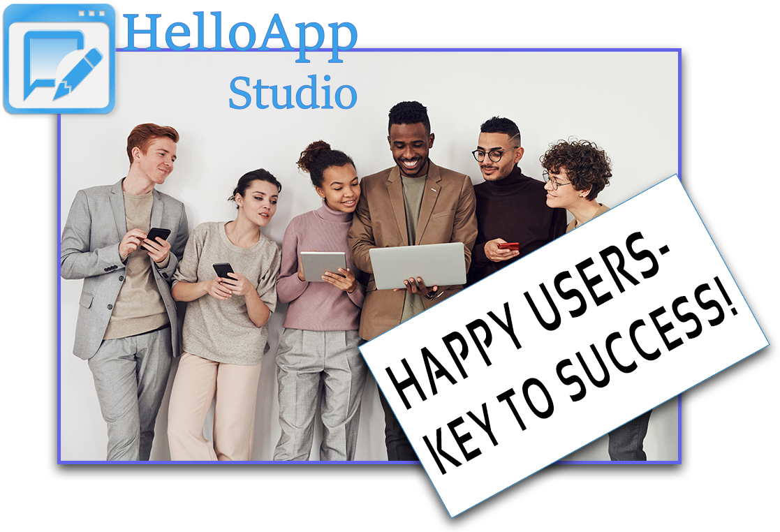 HelloApp Studio Happy Users