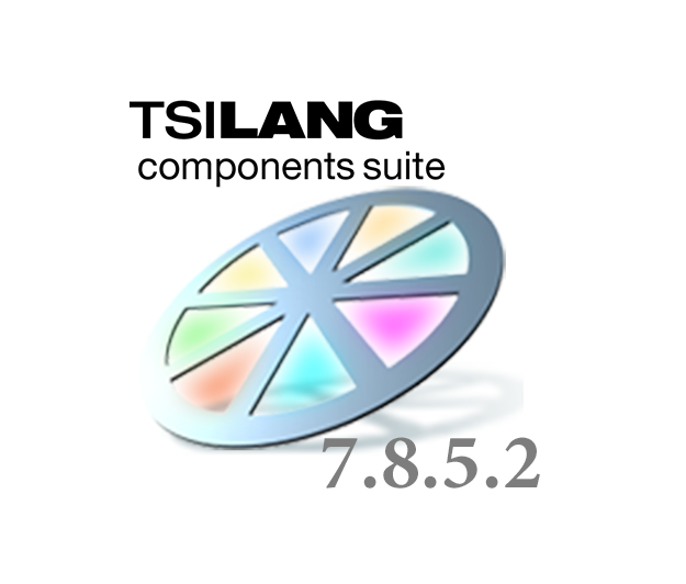 TsiLang Components Suite 7.8.5.2 release.