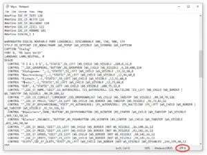 RC File in UTF-8 encoding